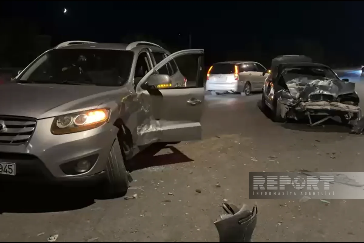 There was a serious road accident in the center of Sumgayit