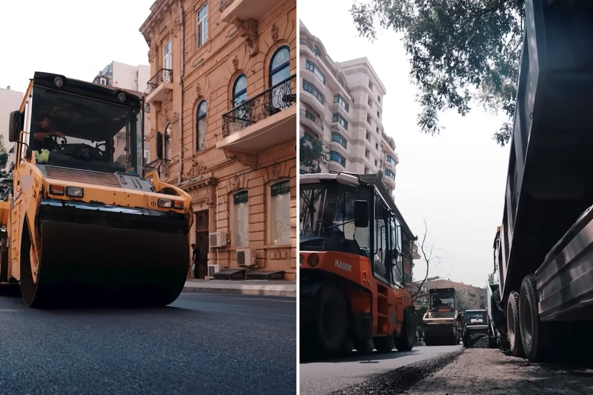 Repair works on 30 road areas of Baku have been completed