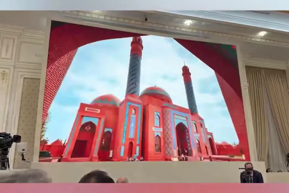 A video dedicated to the bilateral projects of Azerbaijan and Uzbekistan was shown