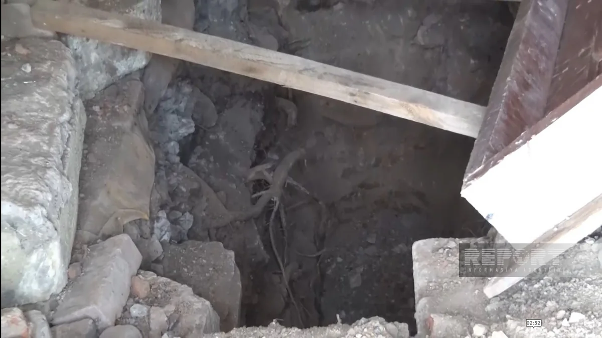 Illegal excavation work was carried out in the territory of the shrine in Jalilabad