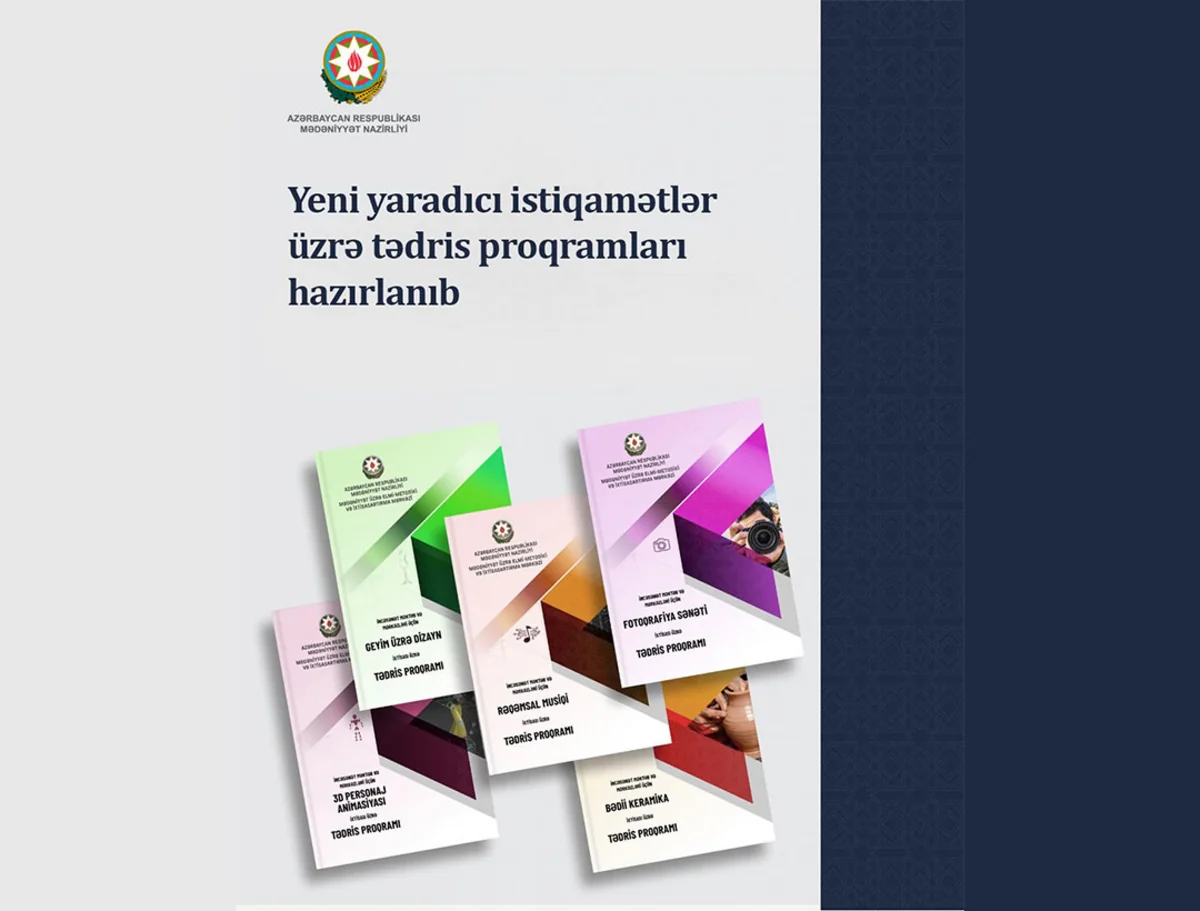 İncəsənət məktəbləri üçün 5 yeni yaradıcı istiqamət üzrə tədris proqramları hazırlanıb