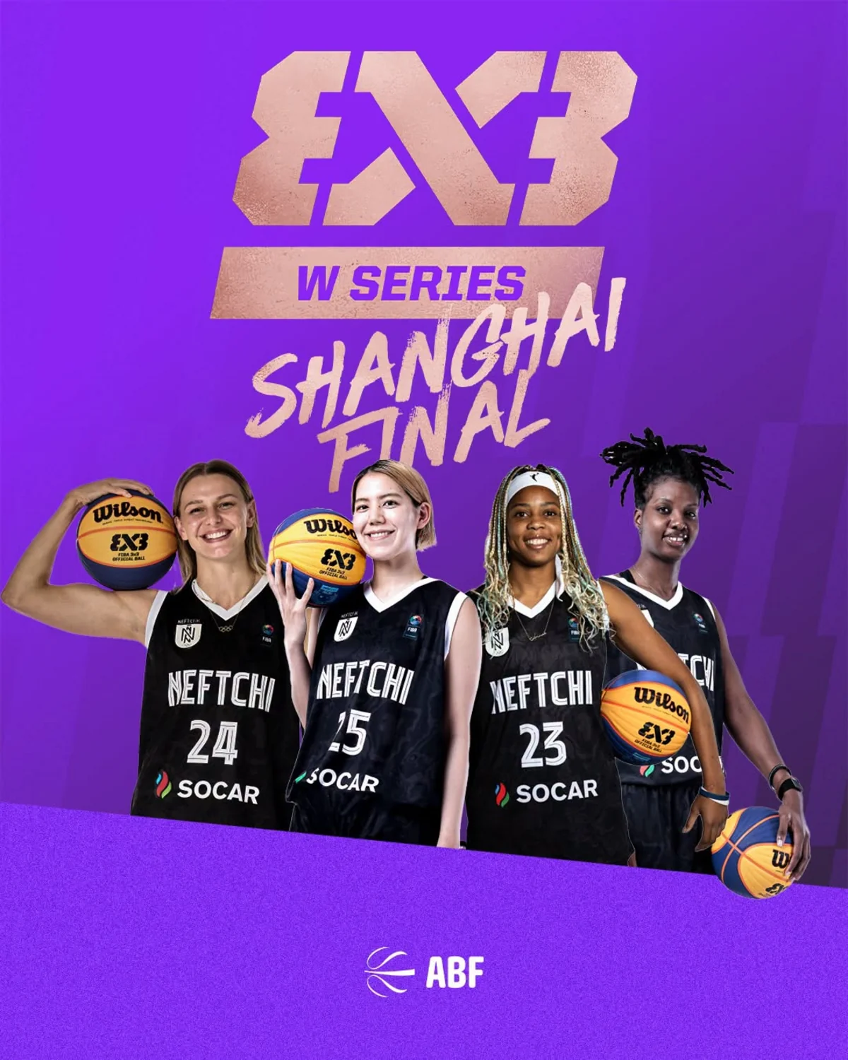 "Neftçi SOCAR" 3x3 basketbol komandası FIBA Qadınlar Seriyasının mövsüm finalında çıxış edəcək