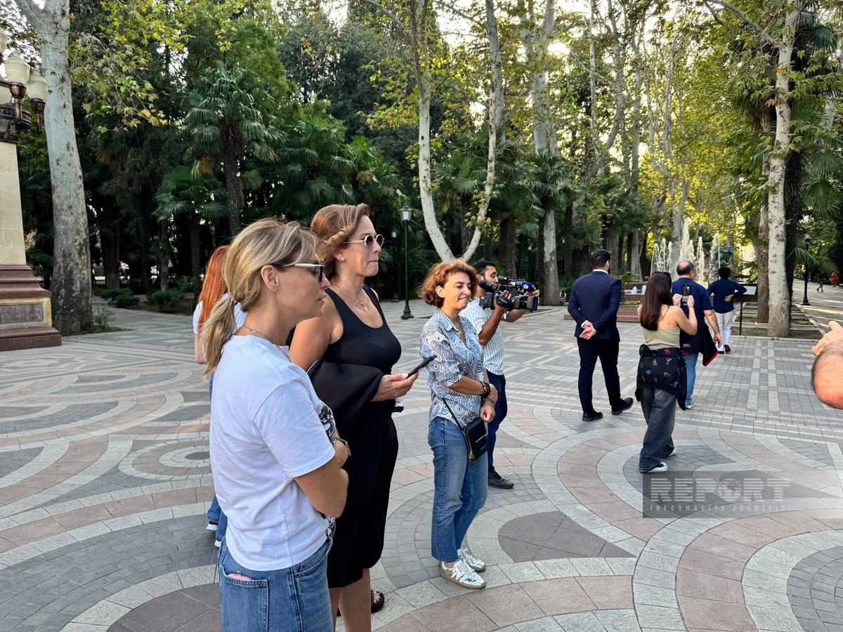 Gürcüstanlı bloqer və jurnalistlər Gəncəyə səfər ediblər