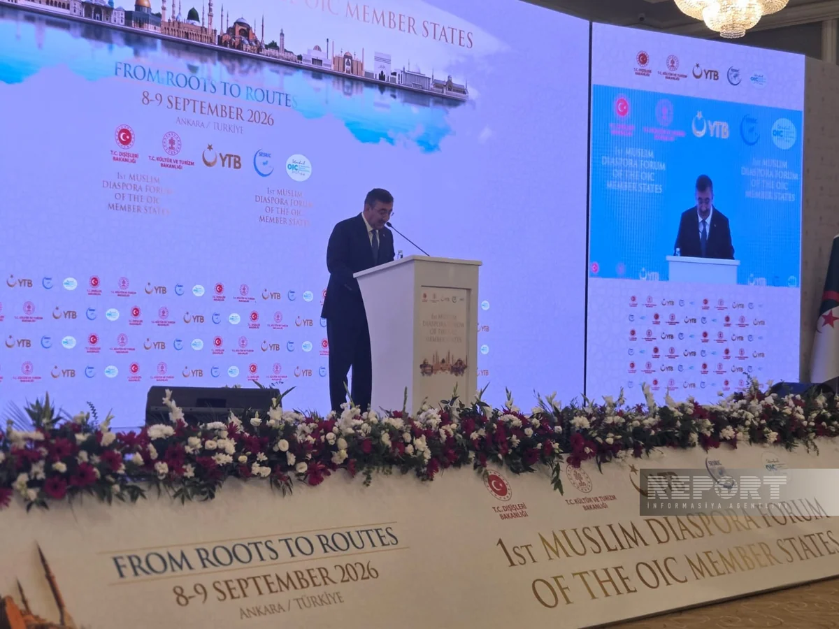 Cevdet Yılmaz: İslam Əməkdaşlıq Təşkilatı ölkələrinin diasporası 60 milyon insanı əhatə edir