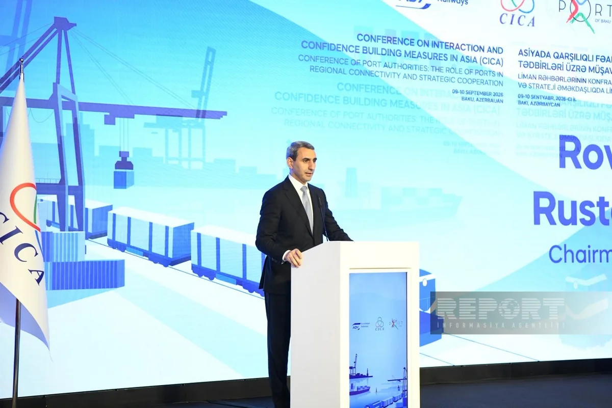 Rövşən Rüstəmov: "Xəzərdə suyun azalması limanlara çıxış imkanlarında ciddi suallar yaradır"