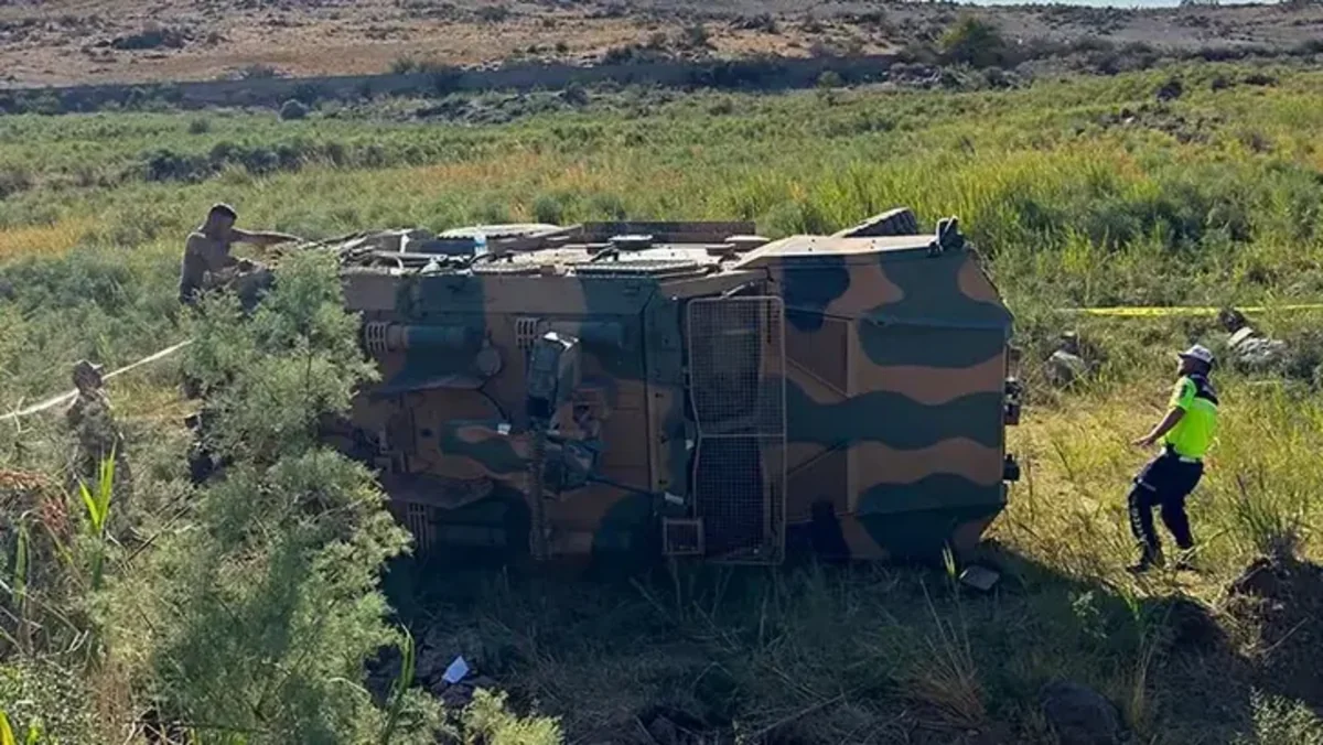 Türkiyədə hərbi maşın aşıb, ölən və yaralananlar var