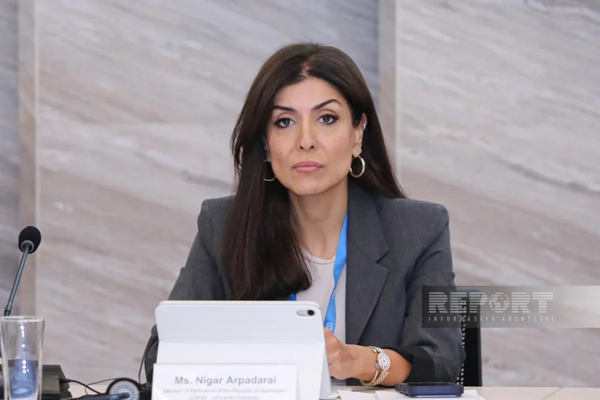Nigar Arpadarai: "Bakı İqlim Fəaliyyəti Həftəsi BMT-nin rəsmi proqramına daxil edilib"