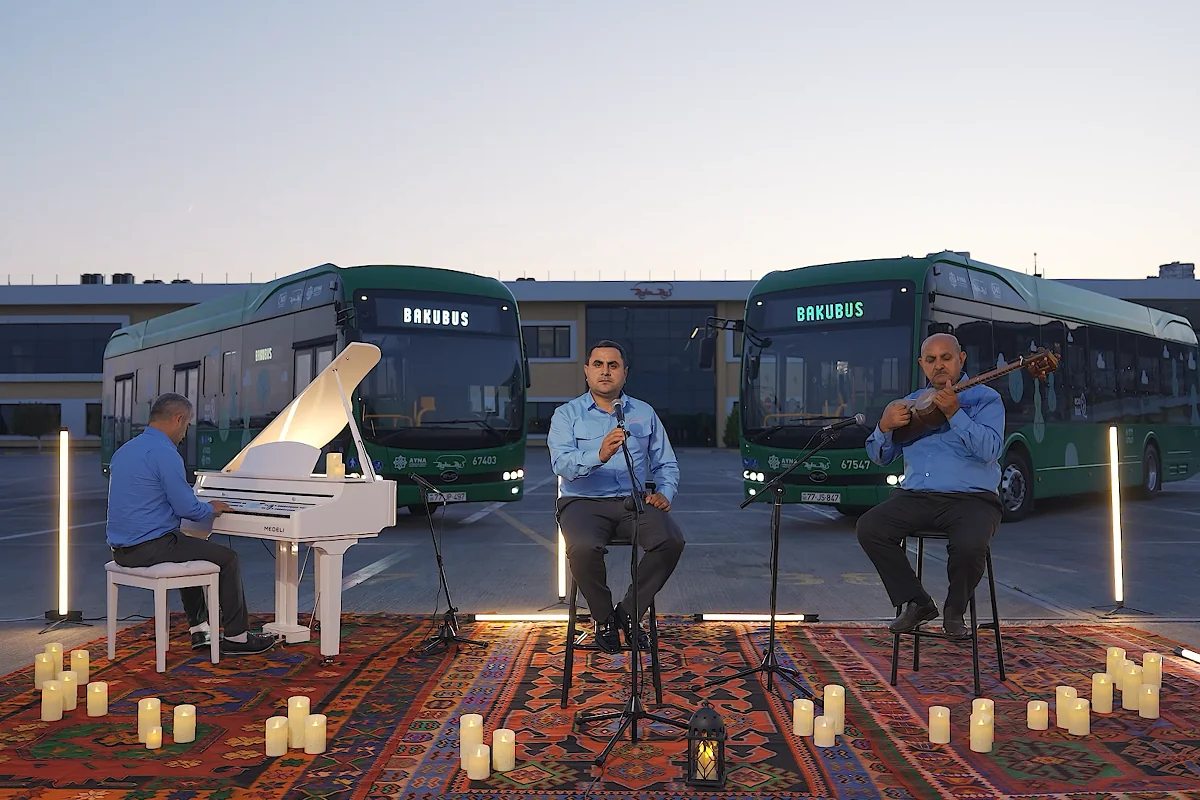 "BakuBus" sürücülərindən Milli Musiqi Gününə özəl layihə: Depoda "İntizar" sədaları