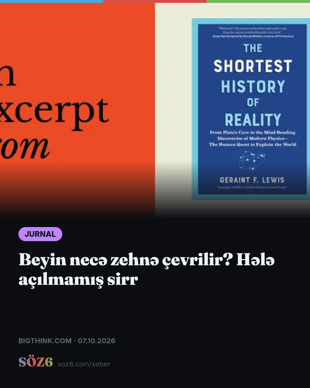 Beyin necə zehnə çevrilir? Hələ açılmamış sirr