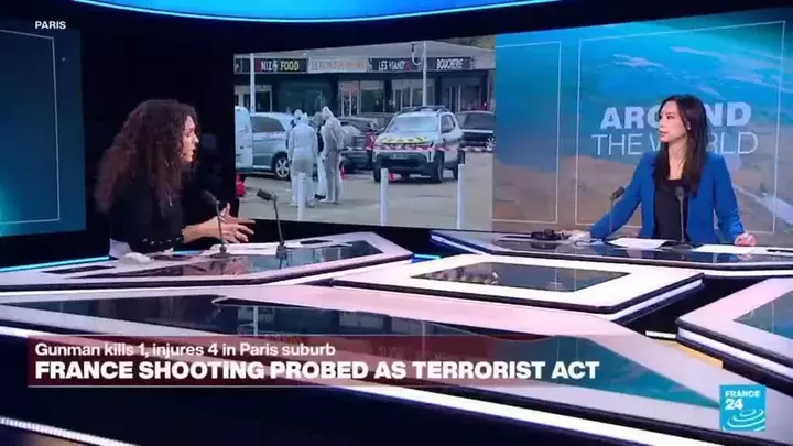 Suspect arrested after 1 killed and 4 wounded in a shooting in Paris suburb