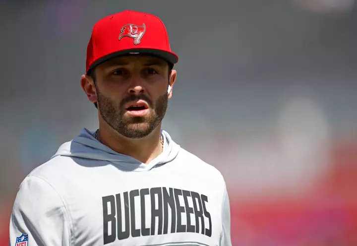 Buccaneers QB Baker Mayfield Gets Unlikely Help From Rays for Panthers Clash