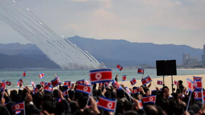 North Korea tests attack drones as Kim calls for 'absolute superiority'