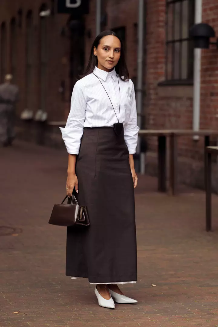 Brown Midiskirts That'll Go With Every Shoe in Your Closet This Fall