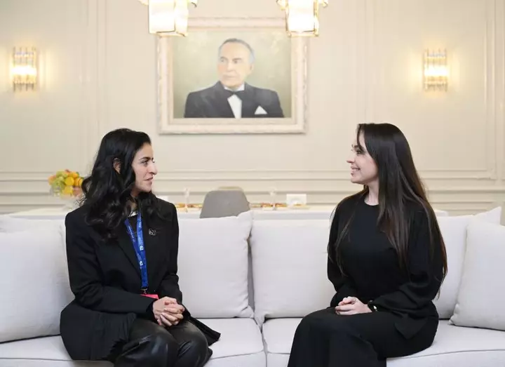 Leyla Əliyeva BMT Turizm Baş Katibi Şeyxa Al Nuvais ilə görüşdü