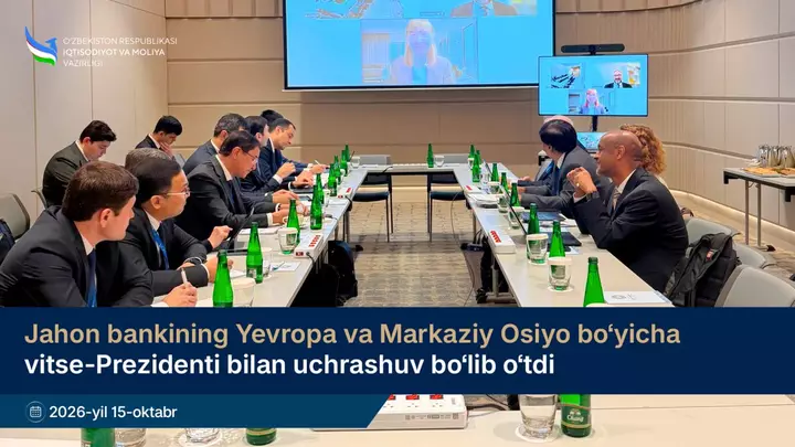Özbəkistan, Dünya Bankı ilə iş yerləri, məhsuldarlıq və özəl investisiyaları nəzərdən keçirir