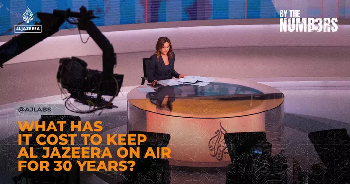 What has it cost to keep Al Jazeera on air for 30 years?