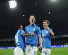 McTominay stars in Napoli draw that leaves Allegri ‘not lucid enough’ to talk