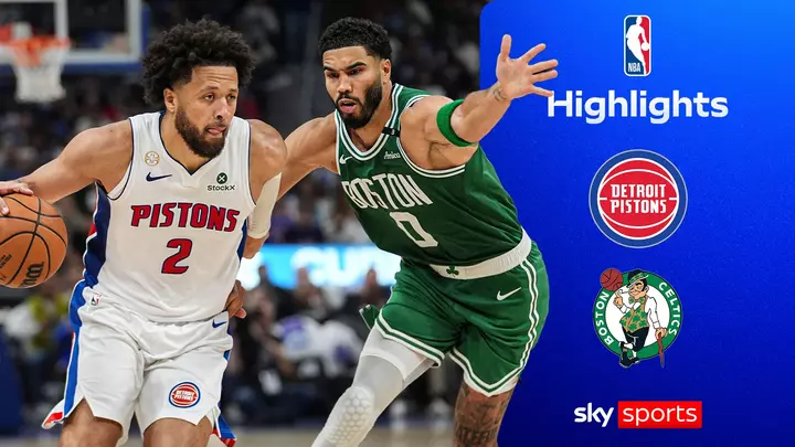 Pistons complete late combeack against Celtics