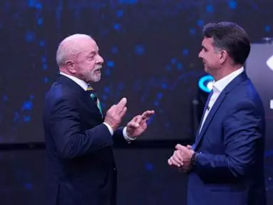 Brazil's Lula and Flávio Bolsonaro trade barbs in 1st debate only days before presidential runoff