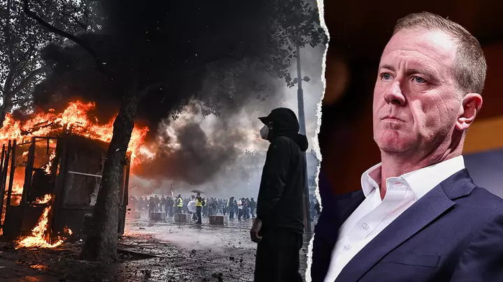 France in flames is preview of what 'DSA' Democrats want for US, senator warns