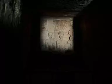 Twice a year, a golden sunbeam illuminates a 3,000-year-old Egyptian temple