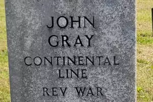 Grave of John Gray in Hiramsburg, Ohio