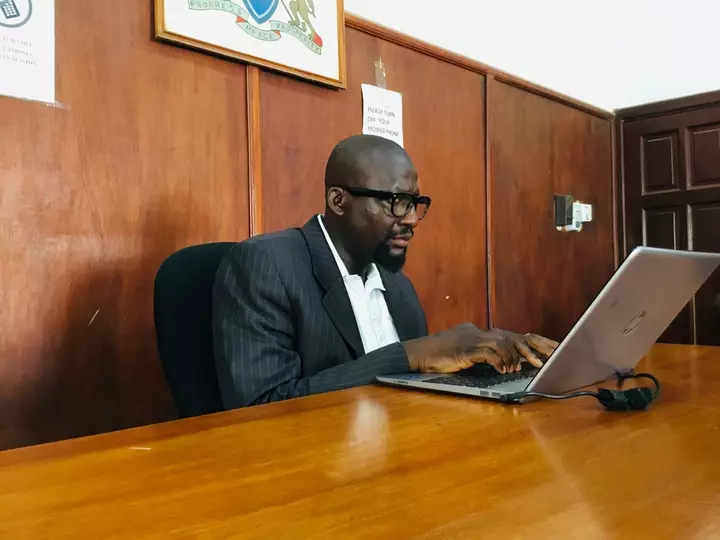 The Gambia’s first blind magistrate tests a system built for the sighted