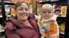'It's definitely tight trying to budget on maternity leave'