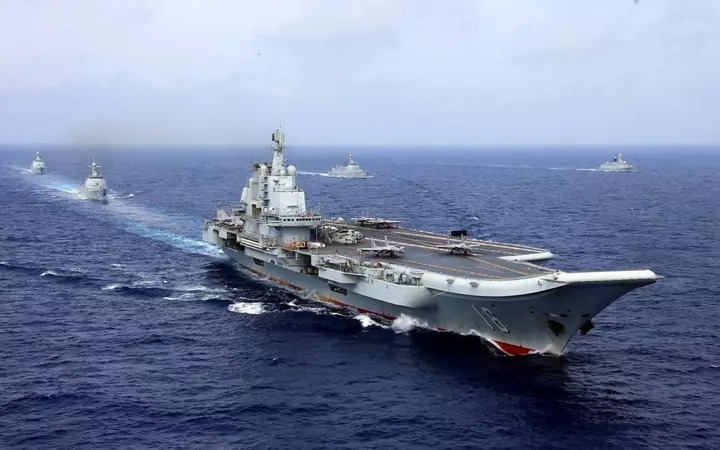 China sends aircraft carrier group into western Pacific