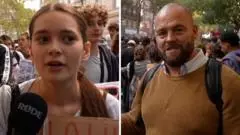 'If we don't scream, they won't listen to us': Student protesters speak to BBC in Paris