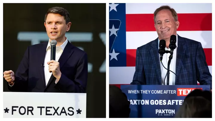 Map Shows Where Talarico, Paxton Headed in Final Campaign Tours