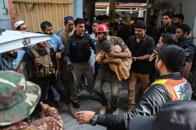 34 children and a teacher killed in Pakistan school roof collapse