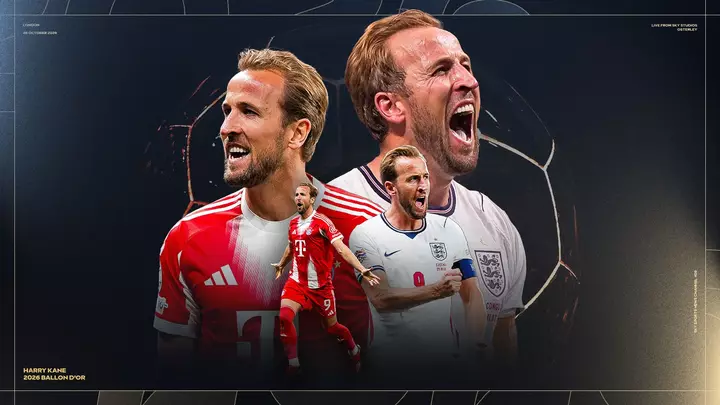 Kane becomes first English winner of Ballon d'Or in 25 years