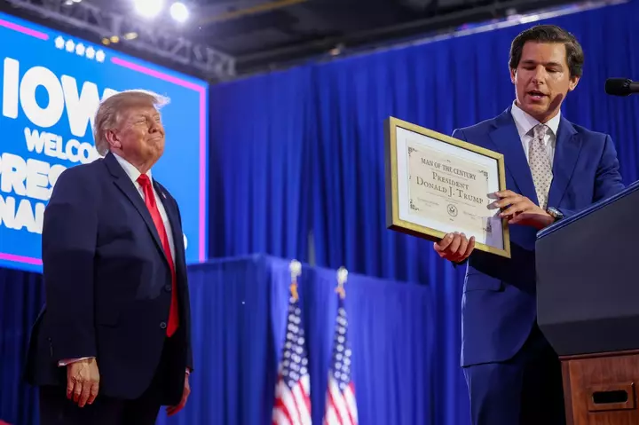 Trump Given 'Man Of The Century' Award