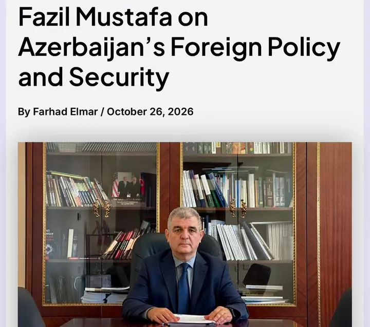 ABŞ mediasi Fazil Mustafanın müsahibəsini yaydı