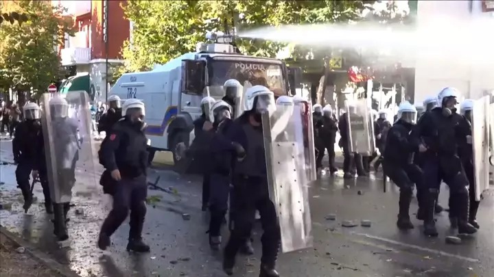 Albania’s PM blames ‘foreign hands’ for protests
