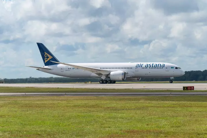 Air Astana-nın ilk Boeing 787-9-u təhvil verilməzdən əvvəl test uçuşlarına başlayır