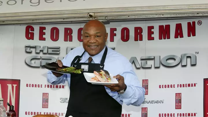 George Foreman first said ‘No way’ to putting his name on a fat-draining grill; five years after it launched, the company paid him $137.5 million for the rights to his name