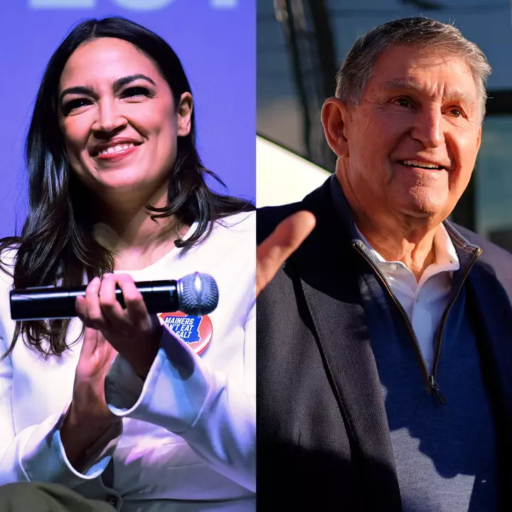 What Dueling Visits by Ocasio-Cortez and Manchin Say About Maine’s Senate Race
