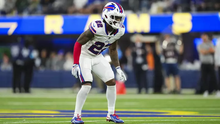 Bills' C.J. Gardner-Johnson ejected vs. Raiders after spitting at Brock Bowers