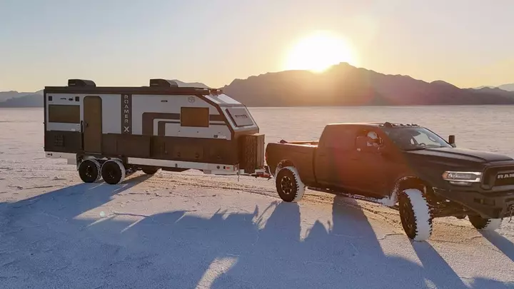 This Four-Season Off-Road Trailer Packs 3,160 Watts of Solar Power and a Fireplace