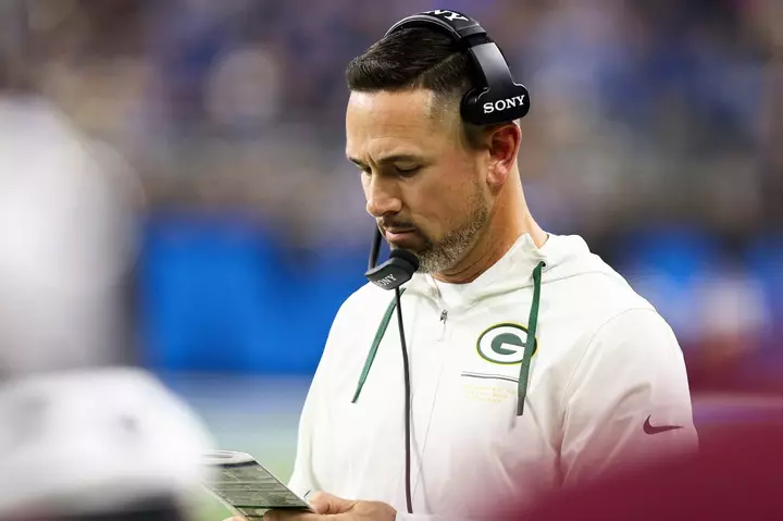 Matt LaFleur Reacts to Controversial Penalties in Packers-Lions Game