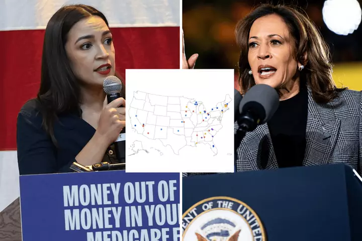 Map Shows Where Top 2028 Democrats Are Campaigning Ahead of Midterms