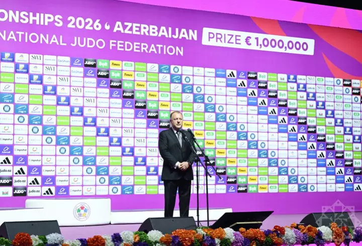 IJF President praises Azerbaijan for high-level organization of World Judo Championships