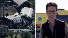 Watch: At the scene of Spain's deadly train crash