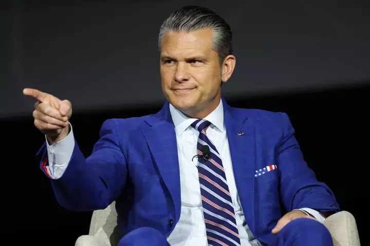 Pete Hegseth's Autonomous Warfare Panel Interrupted by Anti-War Protesters
