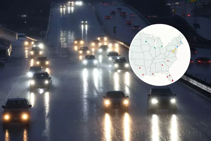 Map Shows States Facing Thanksgiving Travel Delays Amid 'Strong' El Niño