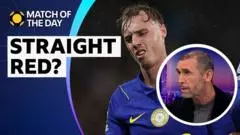 Should Palmer have been sent off earlier than he was?