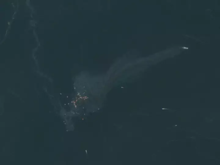 Iran says two tankers catch fire after hitting mines in Strait of Hormuz