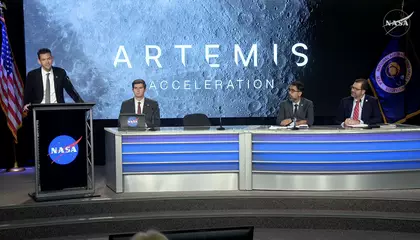In NASA's Plan for Artemis 3, SpaceX and Blue Origin Will Compete to Have Their Landers Take Humans Back to the Moon's Surface